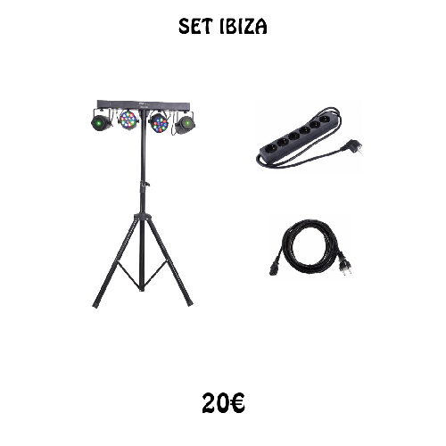 Jeux de lumière Ibiza