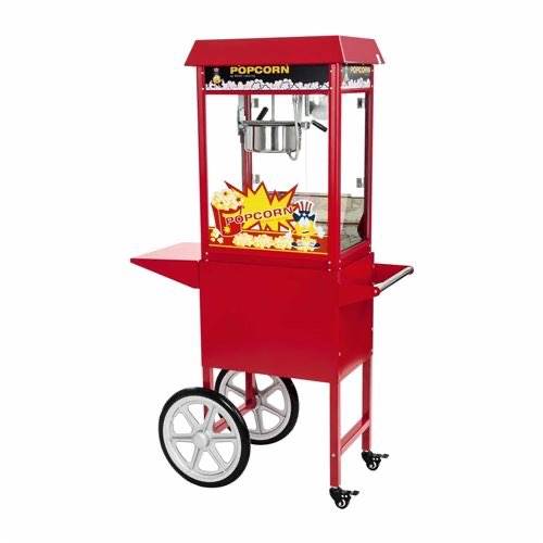 Machine à pop-corn chariot 