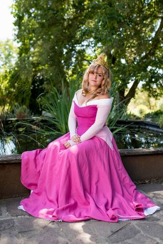 Costume - Robe Princesse Rose Aurora