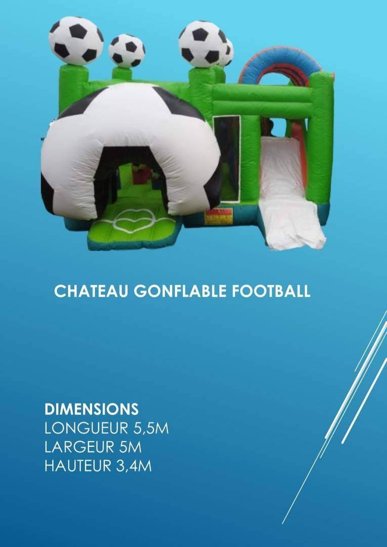 Château gonflable Football