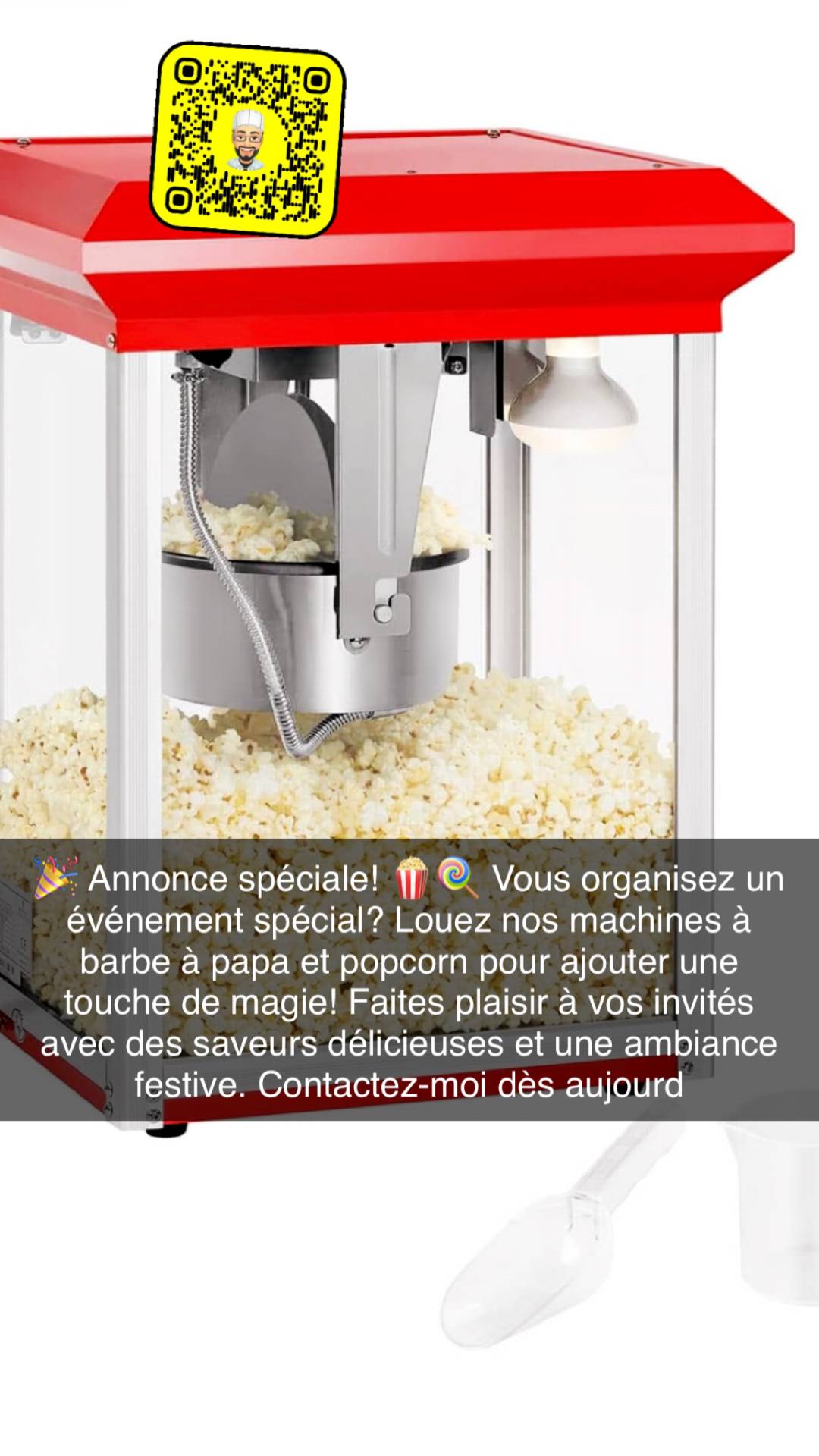 Machine à popcorn 