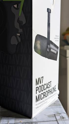 Shure - MV7 Microphone pour podcast