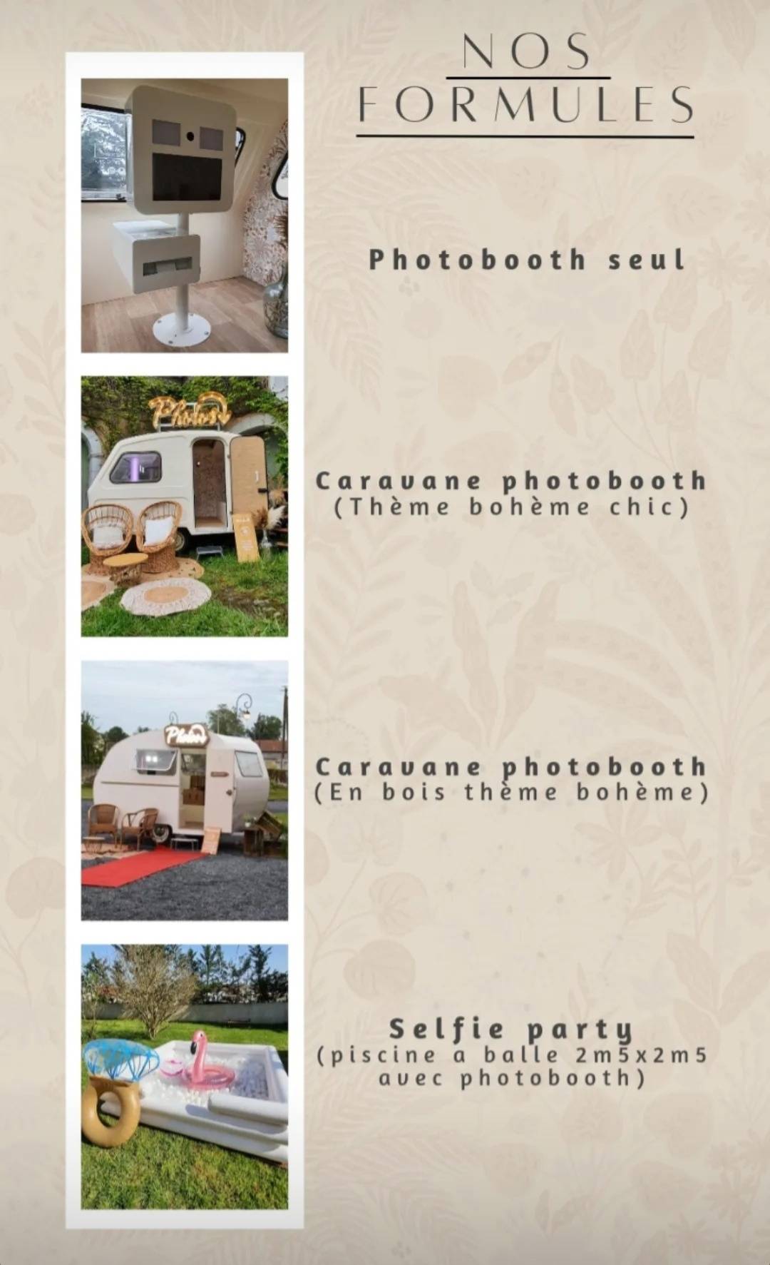 Photobooth/ Caravane photobooth 