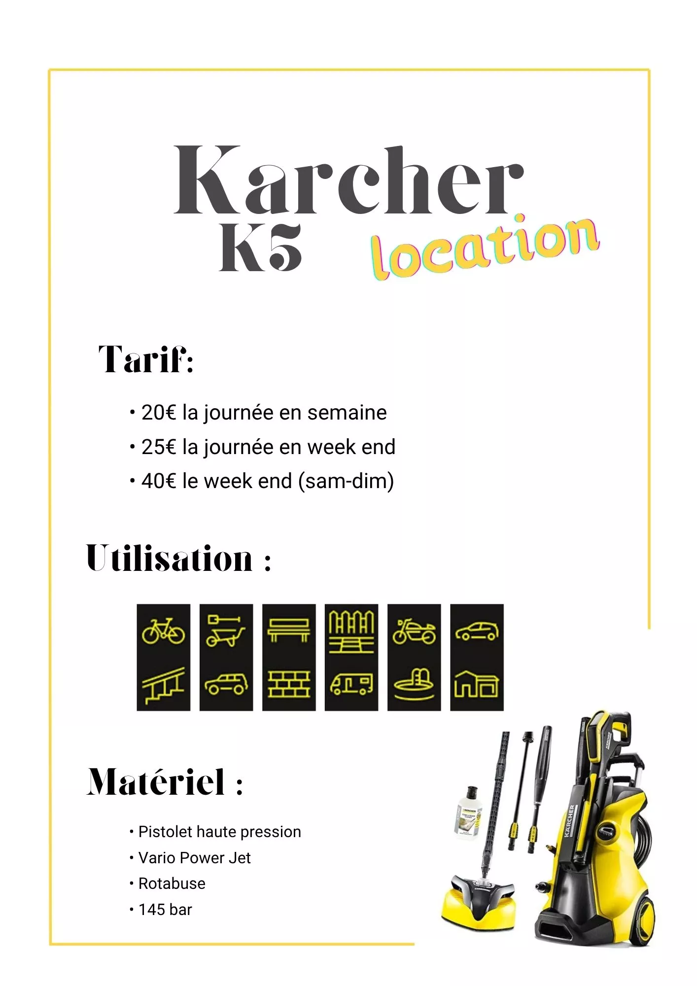 Karcher K5 Home Kit + accessoires 
