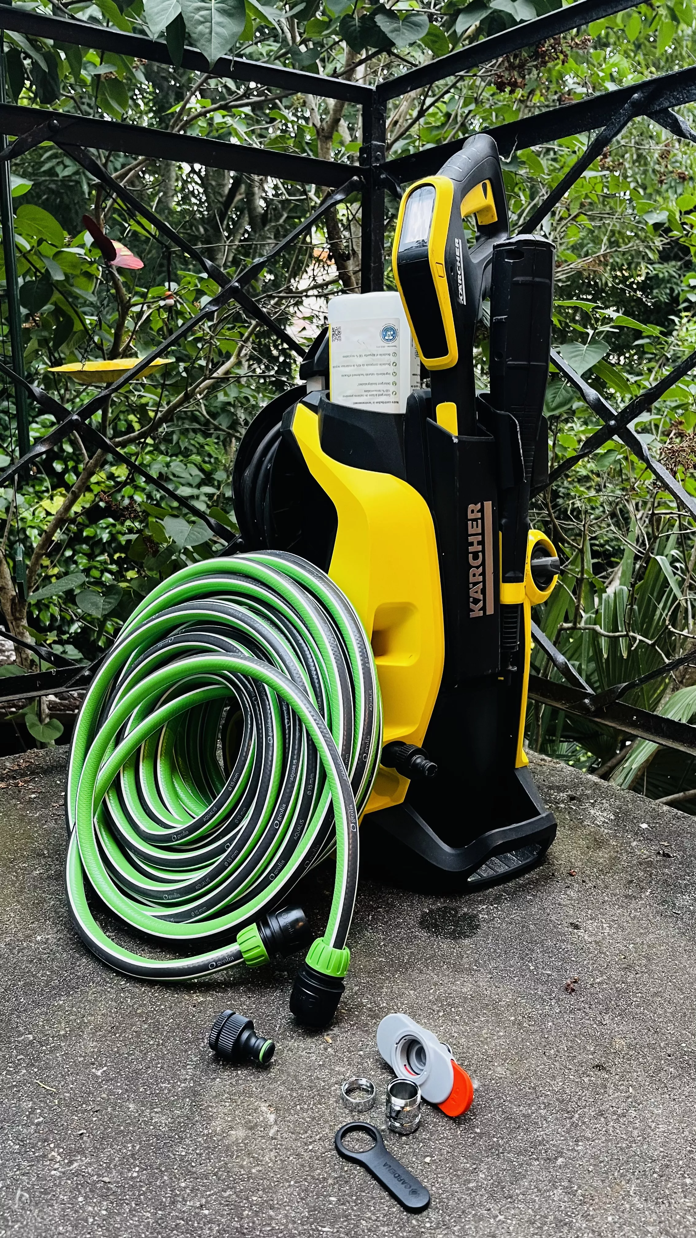 Location nettoyeur haute pression (Karcher K5) + INCLUS: Tuyau, embouts, 500ml de détergent karcher