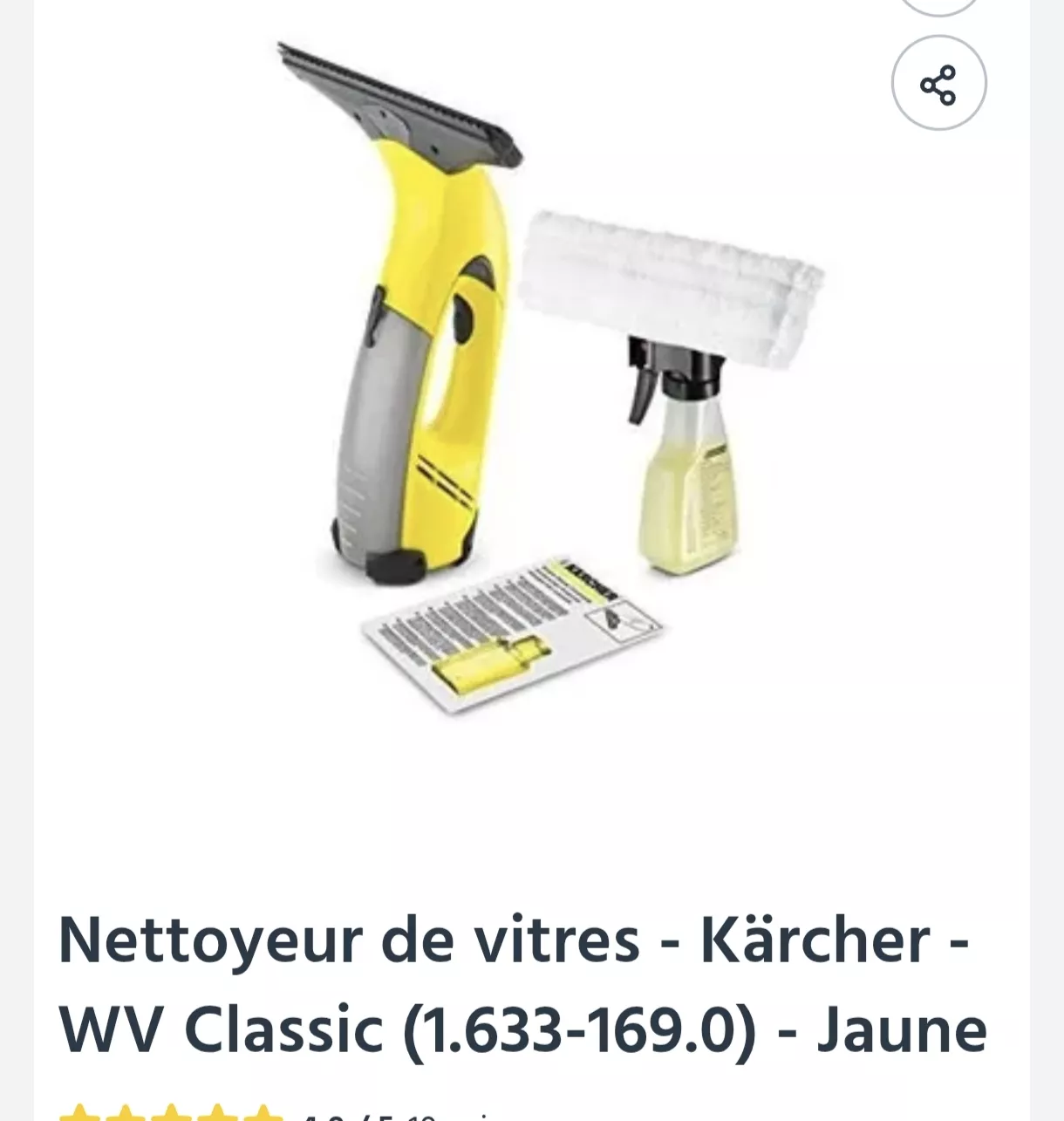 Karcher vitre 