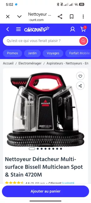 location Shampouineuse bissel