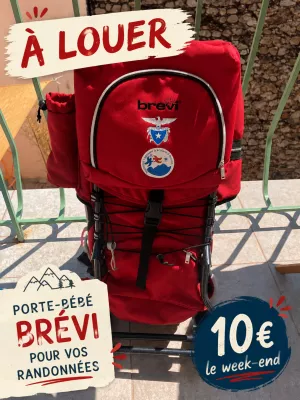 location  À LOUER – Porte-bébé de randonnée Brévi 