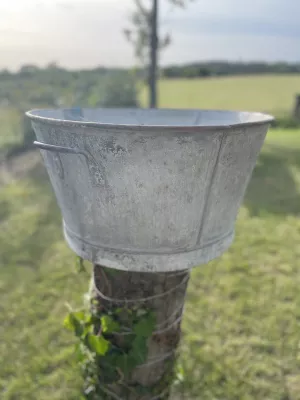 location Bassine en zinc