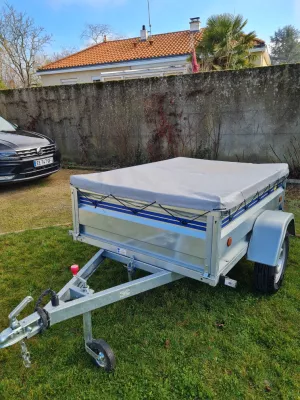 location Remorque avec bâche