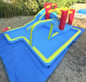 location Structure gonflable avec toboggan