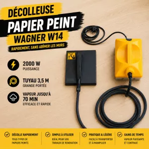annonce location Décolleuse papier peint vapeur Wagner