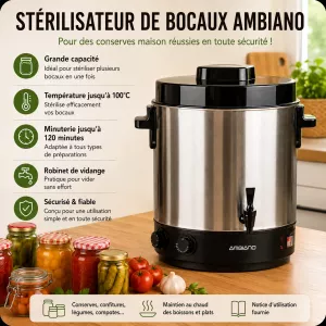 annonce location Stérilisateur à bocaux Ambiano