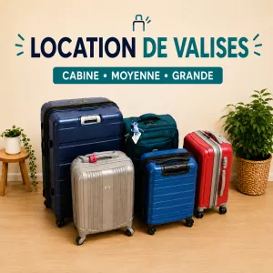 location Valises – cabine, moyenne et grande