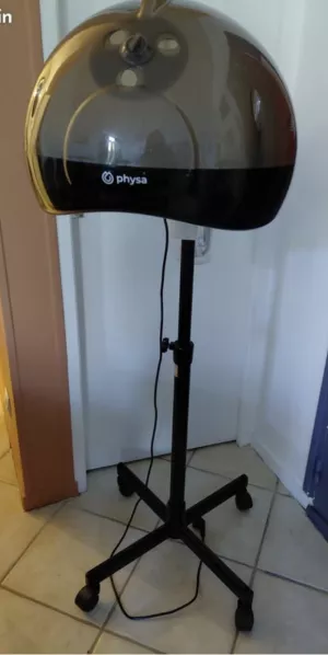 location Casque de coiffure professionnel à vapeur sur pied Physa