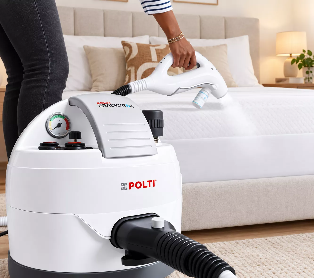 Machine à vapeur sèche Polti Cimex 180 degrés